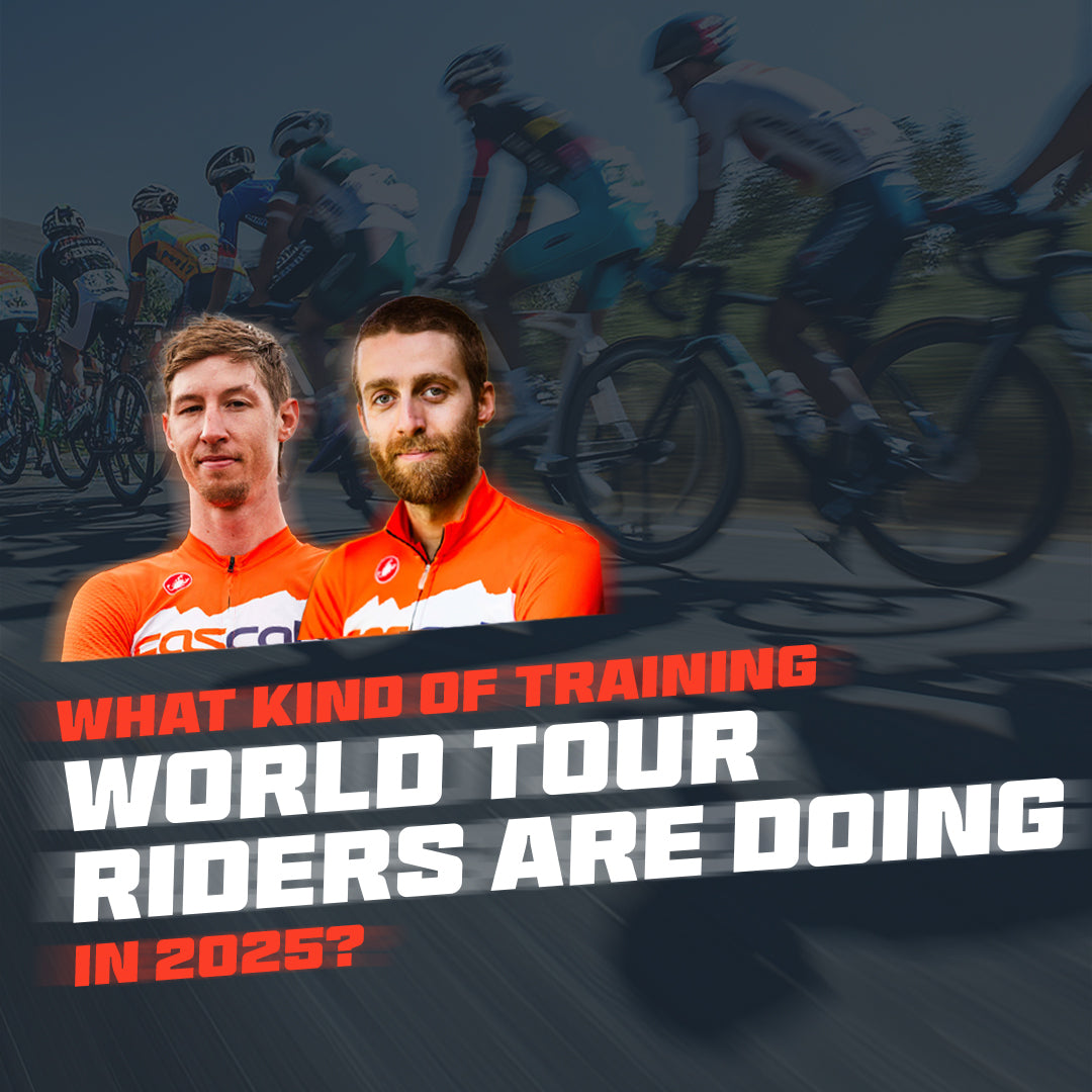 What kind of training World Tour riders are Doing in 2025