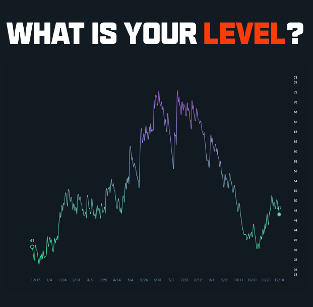 What is Level in the CoachCat App?
