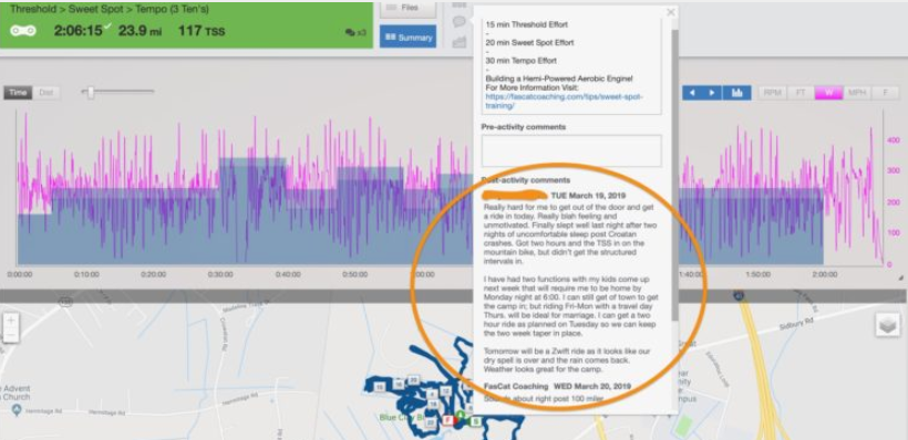 How to Leave Post-Activity Comments For Your Coach and Be "Coachable"