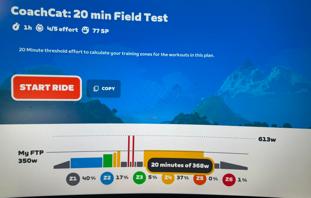 How to Perform an Indoor Field Test (in Zwift)