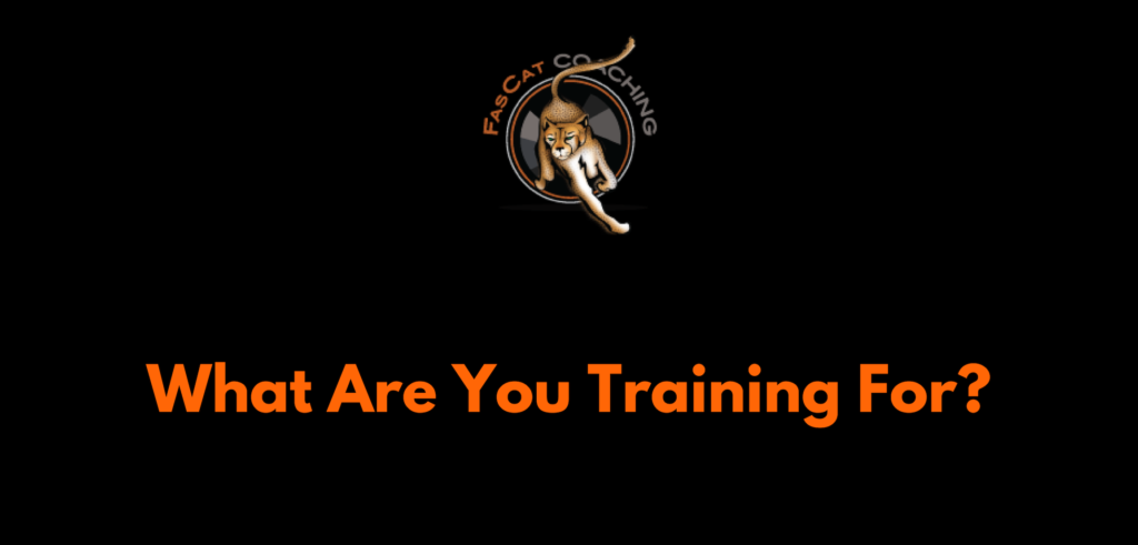 What Are You Training For?