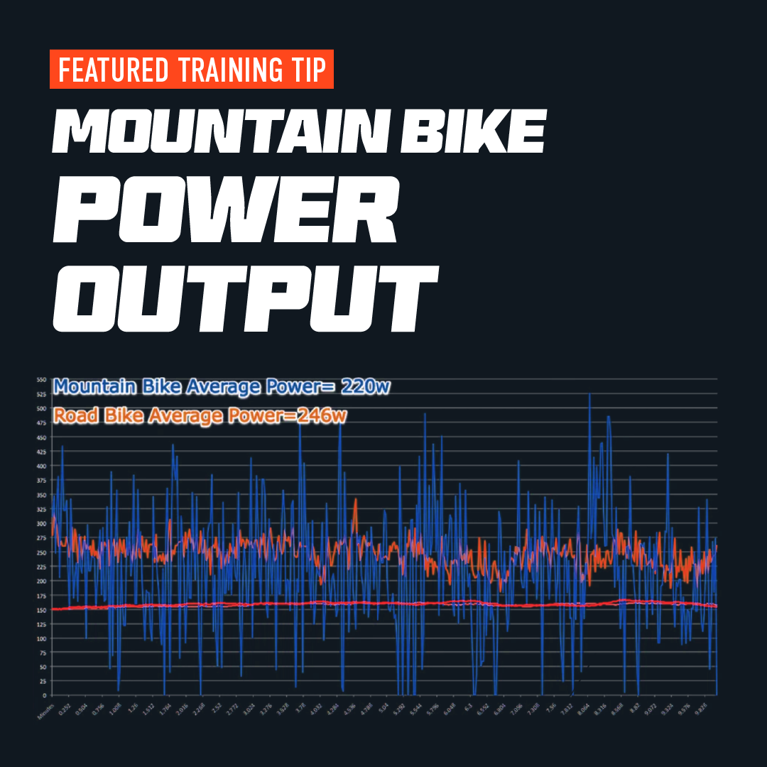 The Difference between Road and Mountain Bike Power Output