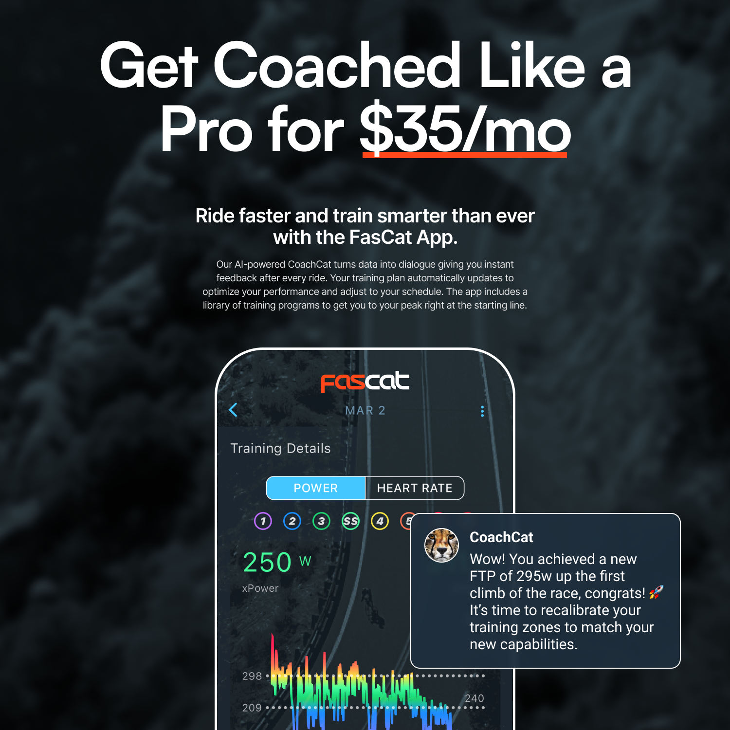 CoachCat: Intelligent Improvement to Ride Faster – FasCat Coaching